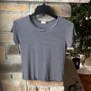 John Galt Striped Short Sleeve T